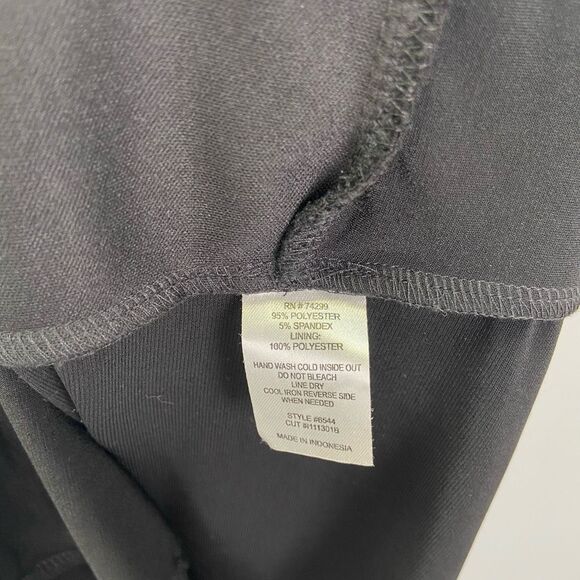 Enfocus Studio Black Sleeveless Studded Dress Size 4 - Picture 7 of 9